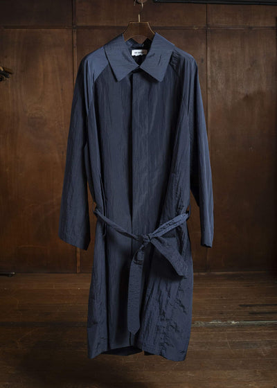 HED MAYNER WATERPROOF NYLON COAT NAVY BLUE HMMC10054AHC156