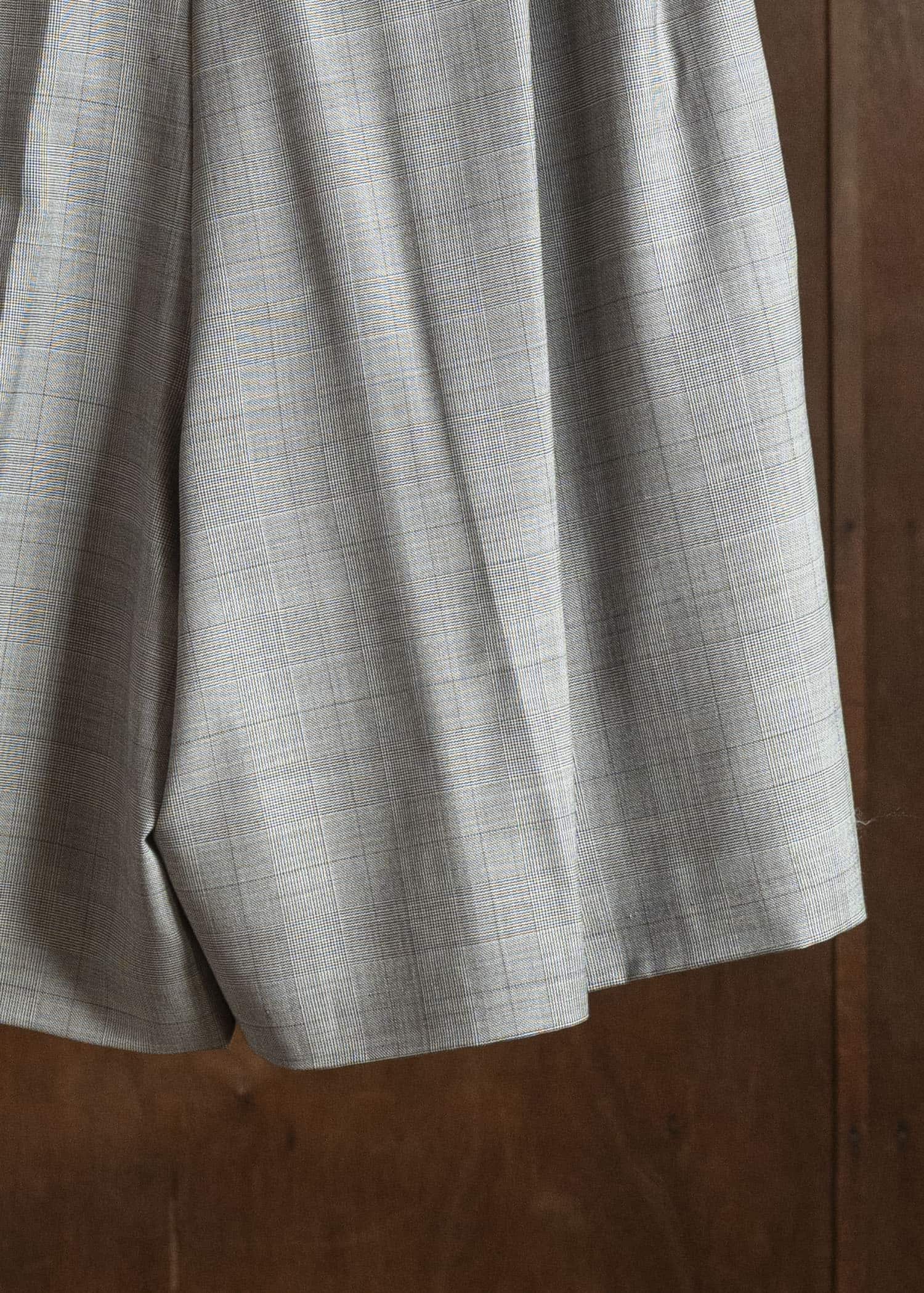 HED MAYNER FRESH WOOL CHECK SHORTS BROWN CHECK HMMC30065AHC012