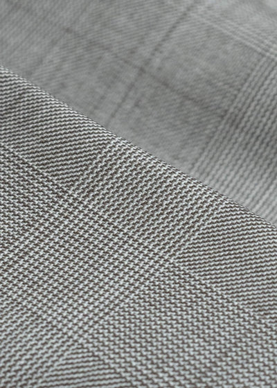 HED MAYNER FRESH WOOL CHECK SHORTS BROWN CHECK HMMC30065AHC012