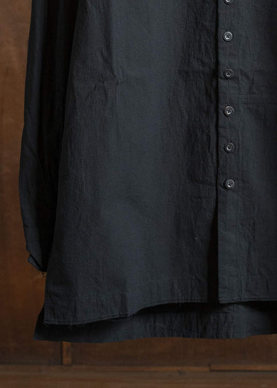 KLASICA 25F-SH44-G37 'SH-044'' No Collar Split Raglan BLACK