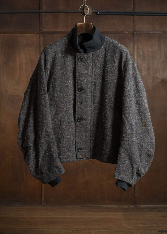 KLASICA 25F-TNK-A03 'TANKERS''-mt ''Volume sleeve tankers Blouson'' MIX BROWN