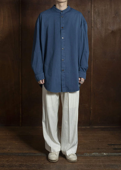 HED MAYNER WORKER DENIM SHIRT BLUE HMMC67034RHC302