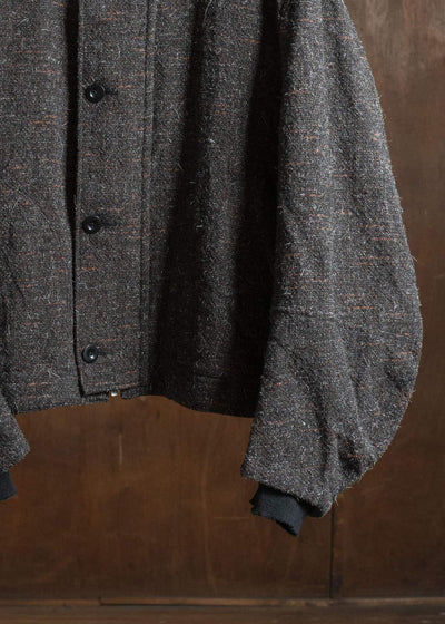 KLASICA 25F-TNK-A03 'TANKERS''-mt ''Volume sleeve tankers Blouson'' MIX BROWN