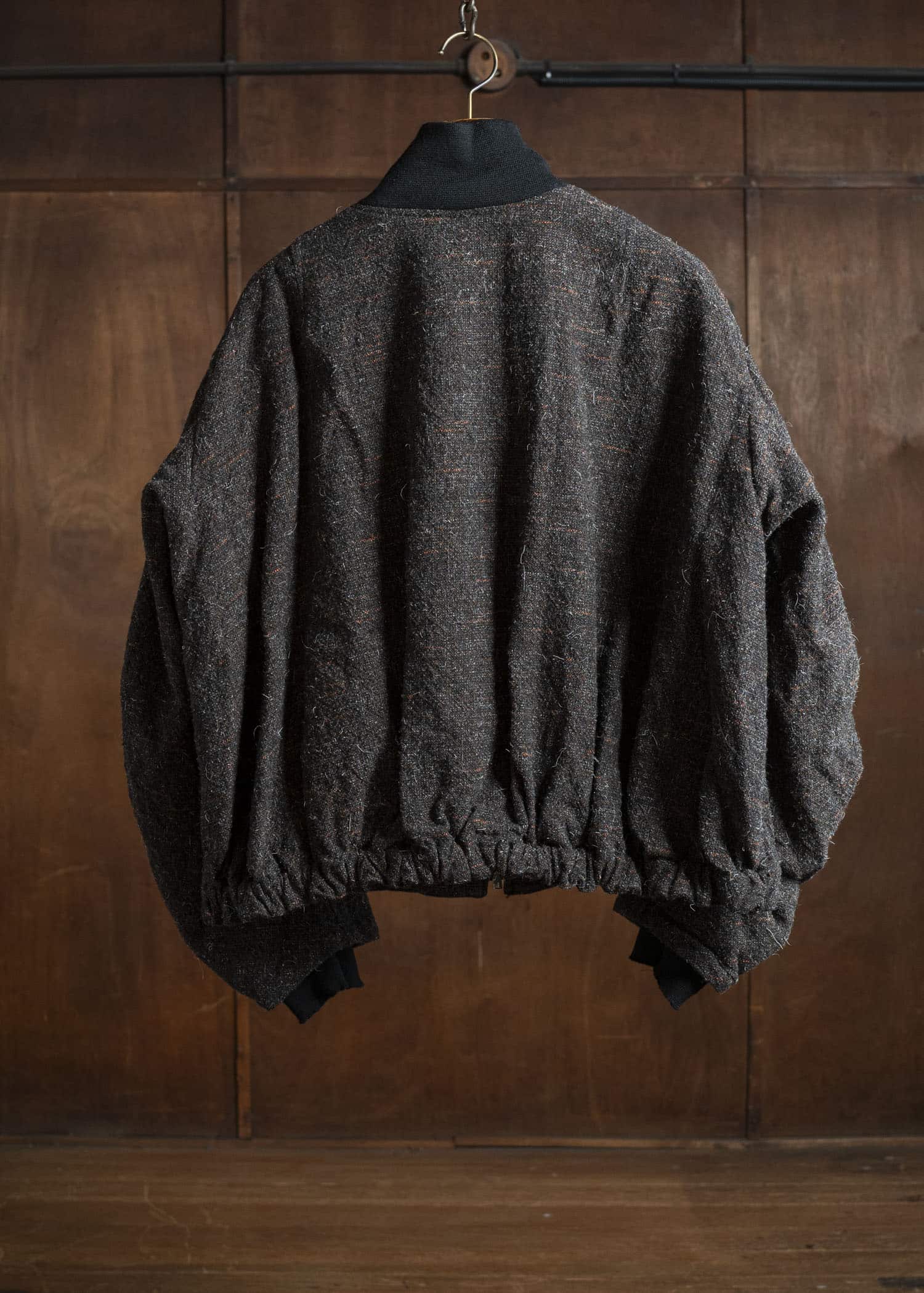 KLASICA 25F-TNK-A03 'TANKERS''-mt ''Volume sleeve tankers Blouson'' MIX BROWN