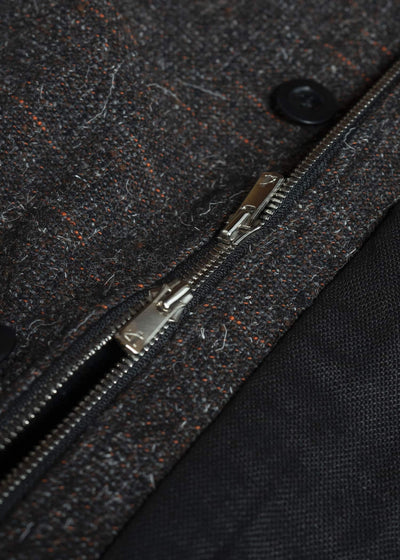 KLASICA 25F-TNK-A03 'TANKERS''-mt ''Volume sleeve tankers Blouson'' MIX BROWN