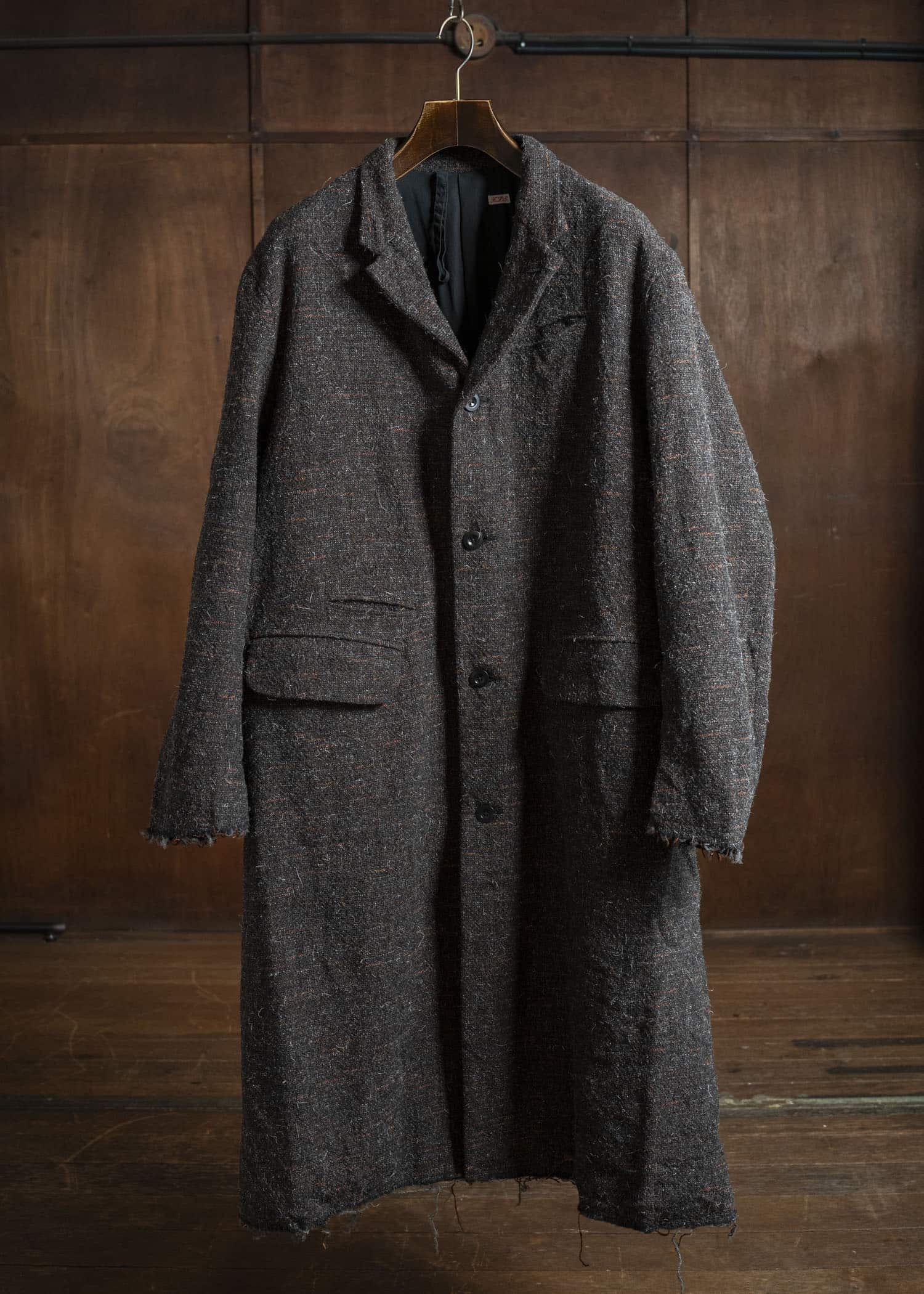 KLASICA 25F-LCT-A02 "1983"-mt "Cut off Classic Straight Coat" MIX BROWN