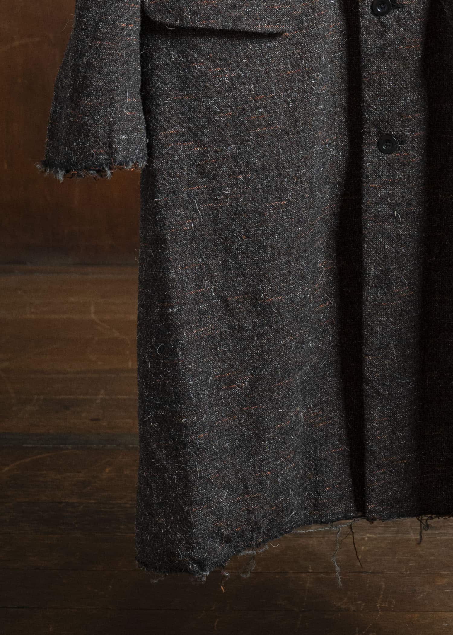 KLASICA 25F-LCT-A02 "1983"-mt "Cut off Classic Straight Coat" MIX BROWN