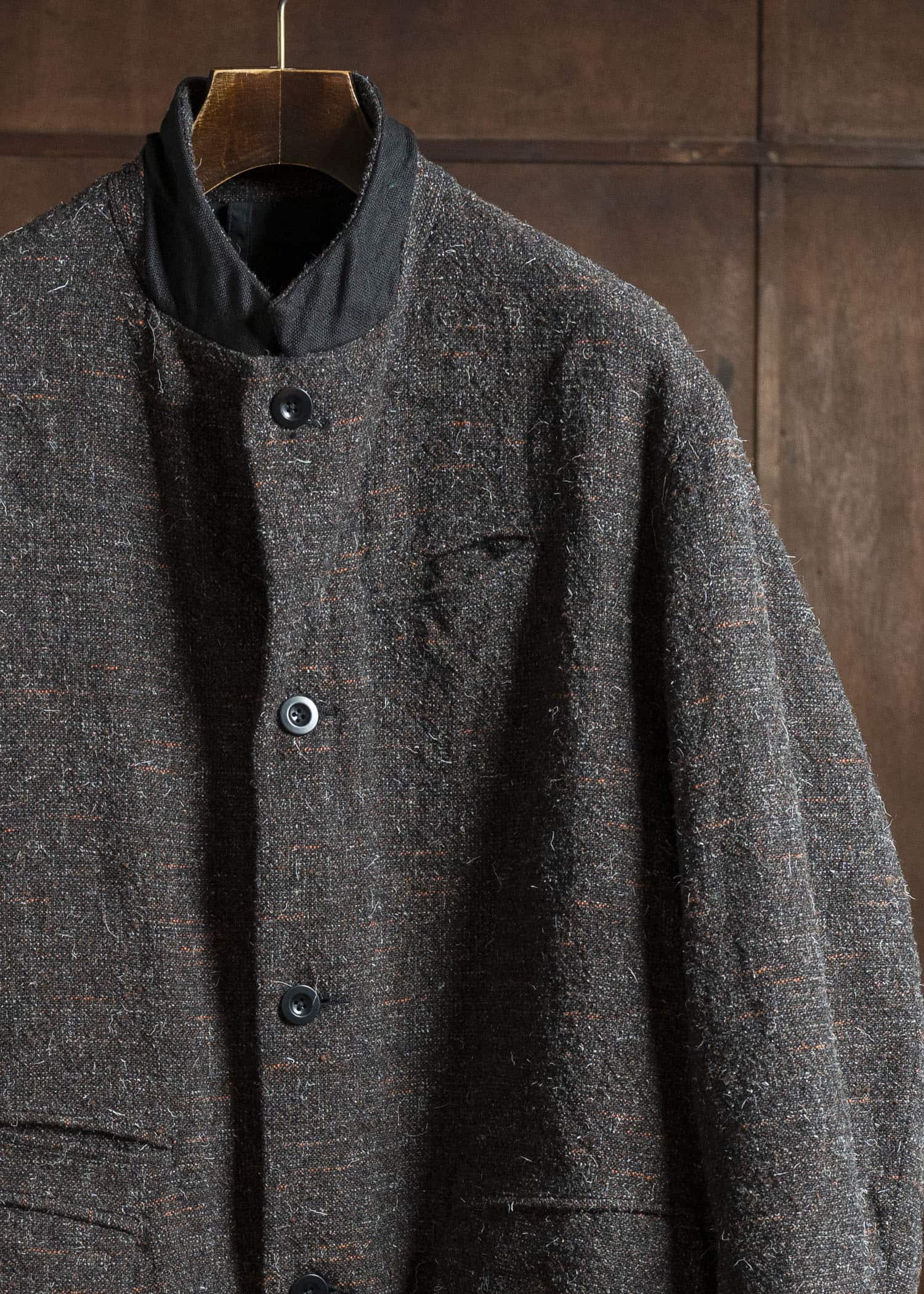 KLASICA 25F-LCT-A02 ""1983""-mt ""Cut off Classic Straight Coat"" MIX BROWN