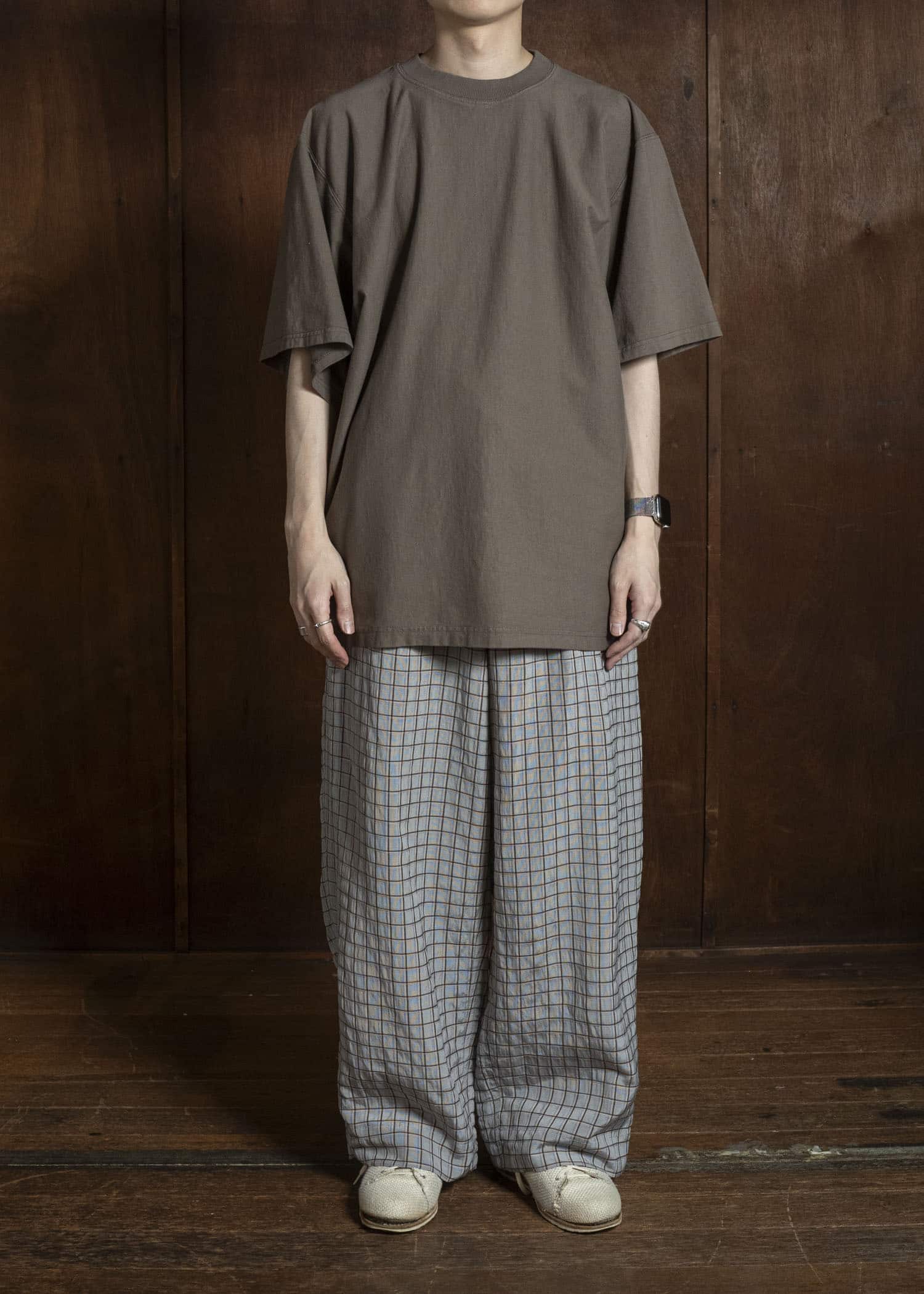 HED MAYNER COTTON JERSEY T-SHIRT BROWN HMMC70007THC293