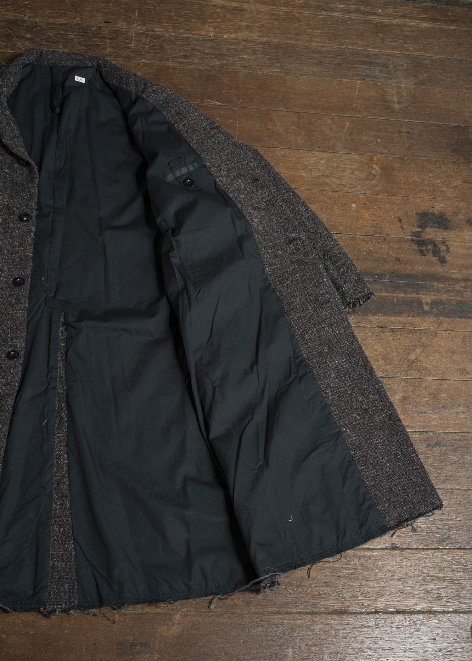 KLASICA 25F-LCT-A02 "1983"-mt "Cut off Classic Straight Coat" MIX BROWN