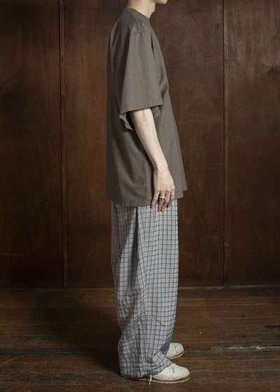 HED MAYNER COTTON JERSEY T-SHIRT BROWN HMMC70007THC293