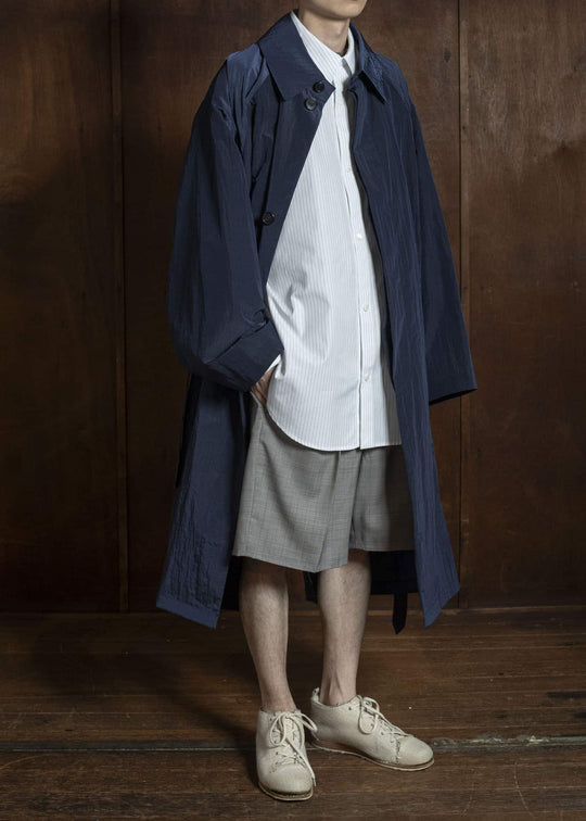 WATERPROOF NYLON COAT NAVY BLUE HMMC10054AHC156