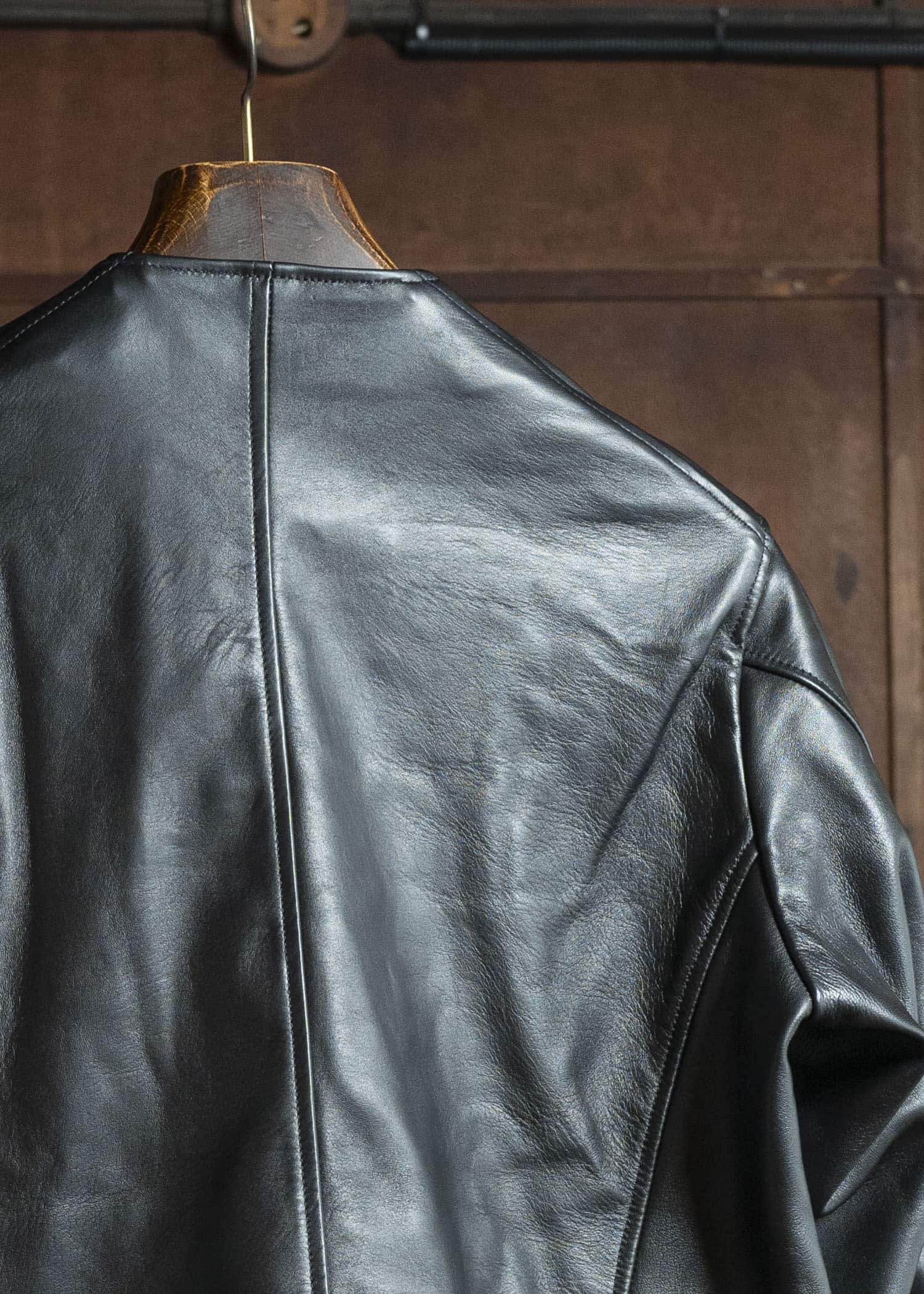 KLASICA 25F-JKT-L31 'VESSEL''-leather ''Old Dutch Fisherman JKT'' BLACK