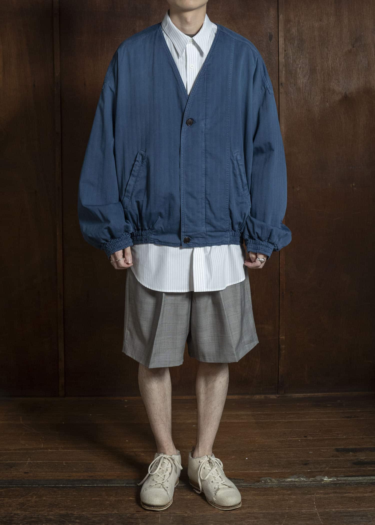 FRESH WOOL CHECK SHORTS BROWN CHECK HMMC30065AHC012