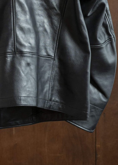 KLASICA 25F-JKT-L31 'VESSEL''-leather ''Old Dutch Fisherman JKT'' BLACK