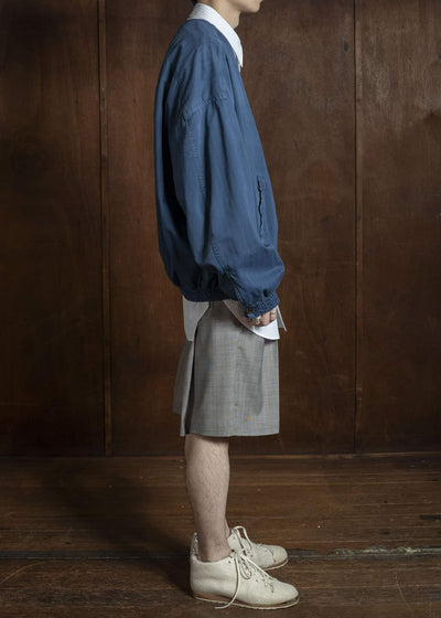 HED MAYNER FRESH WOOL CHECK SHORTS BROWN CHECK HMMC30065AHC012