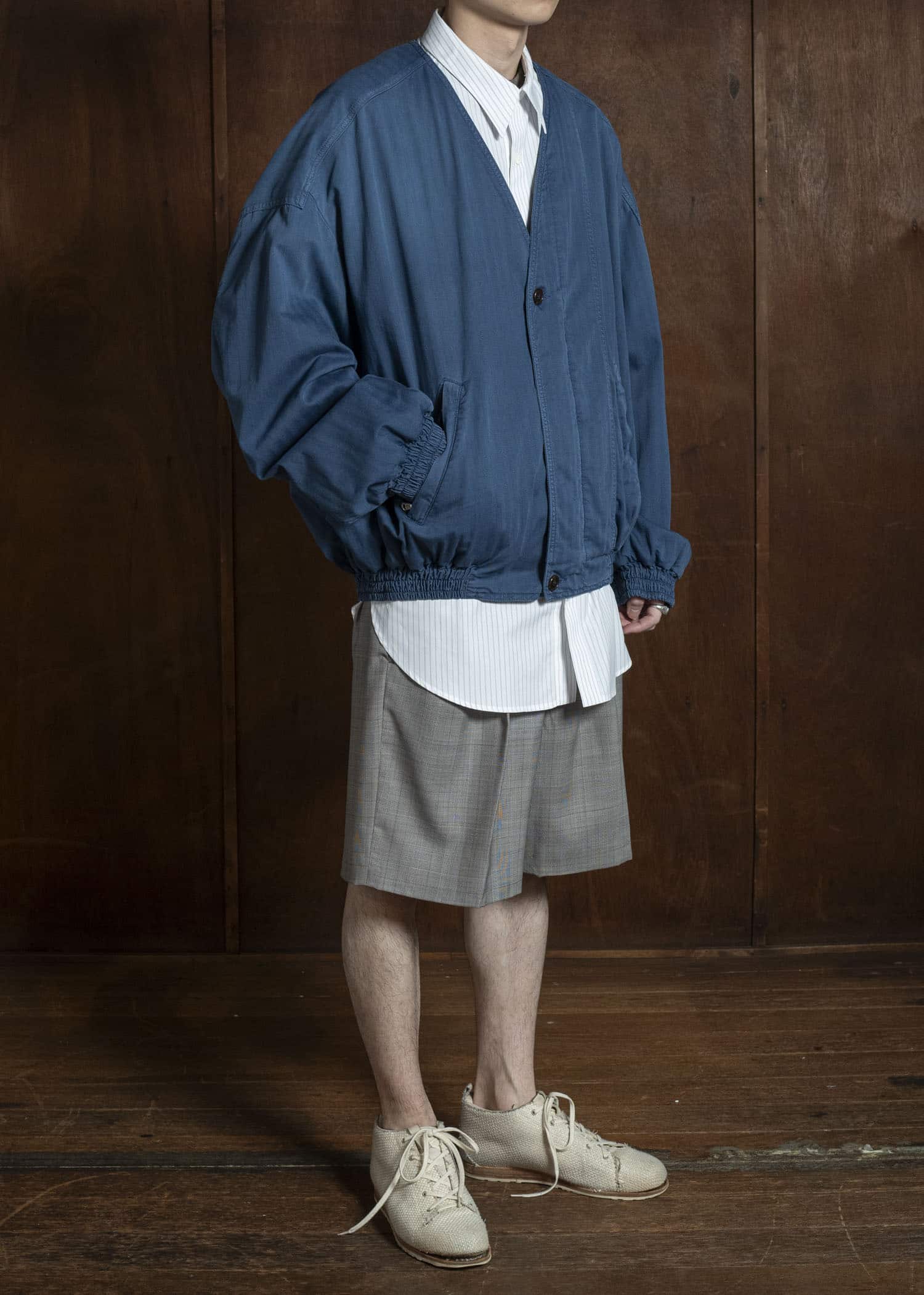 HED MAYNER WORKER DENIM JACKET BLUE HMMC67042RHC302