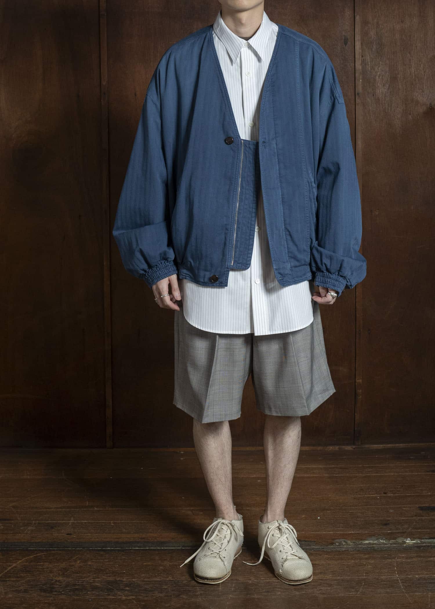 HED MAYNER FRESH WOOL CHECK SHORTS BROWN CHECK HMMC30065AHC012