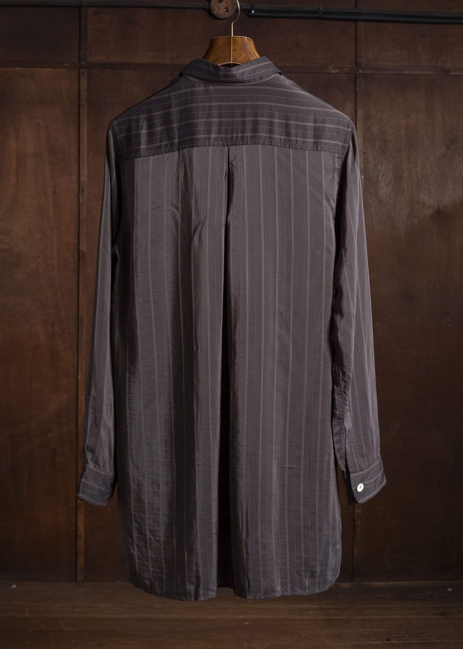 J.M.Ribot Vintage Silk Stripe Pullover Shirt