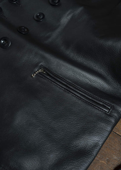 KLASICA 25F-JKT-L31 'VESSEL''-leather ''Old Dutch Fisherman JKT'' BLACK