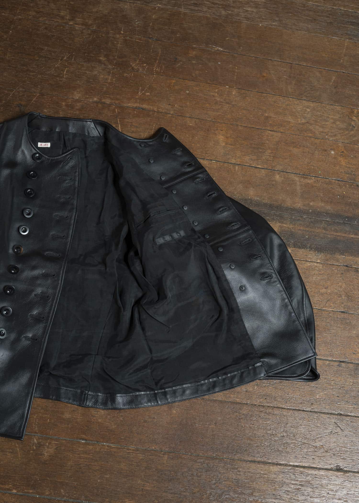 KLASICA 25F-JKT-L31 'VESSEL''-leather ''Old Dutch Fisherman JKT'' BLACK