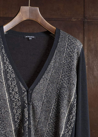 ANN DEMEULEMEESTER Jacquard Knit Cardigan