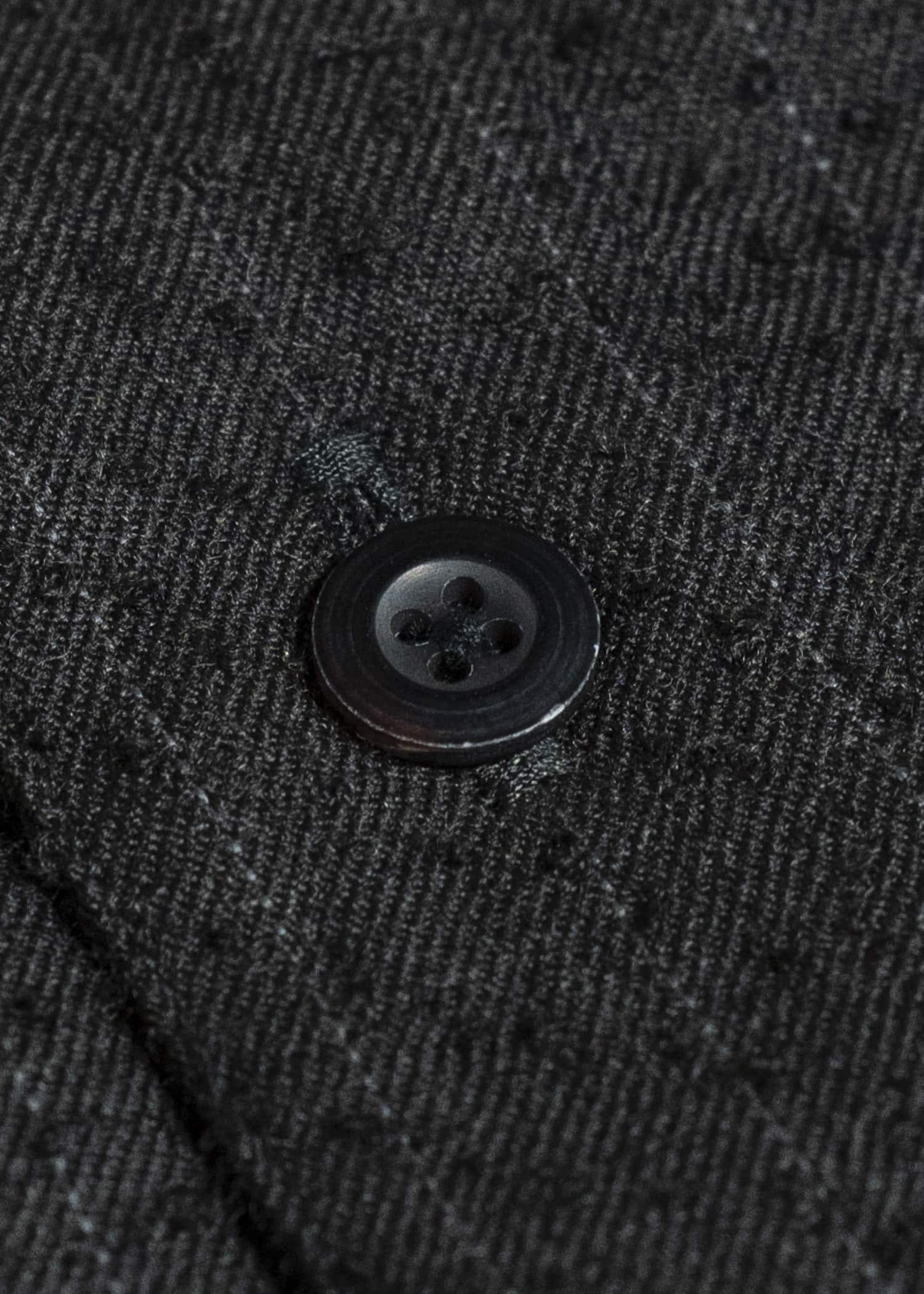 KLASICA 25F-SH39-C20 SH-039 - fn Relaxed Fit Wool Long Shirts IRON BROWN STRIPES