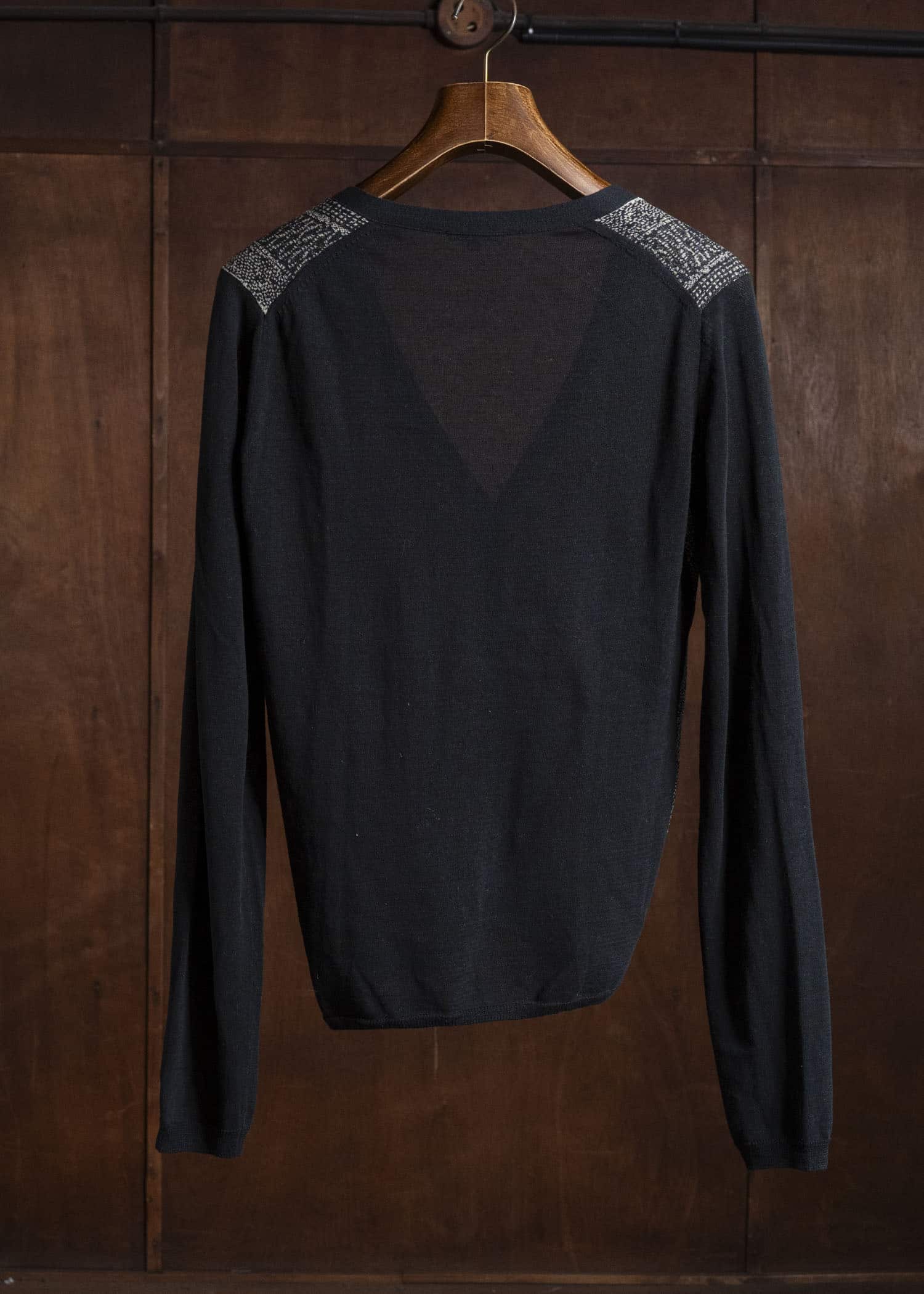 ANN DEMEULEMEESTER Jacquard Knit Cardigan