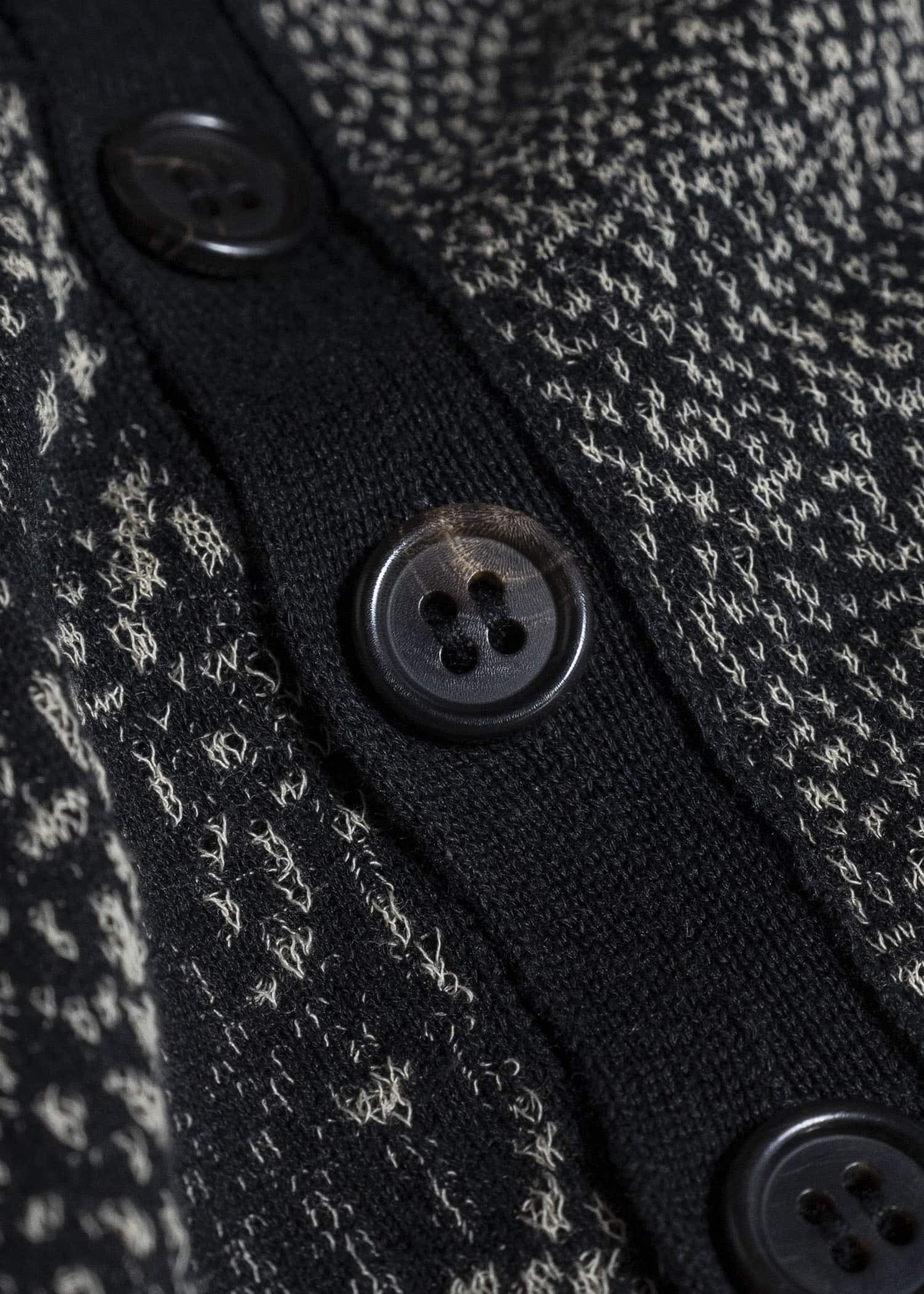 ANN DEMEULEMEESTER Jacquard Knit Cardigan