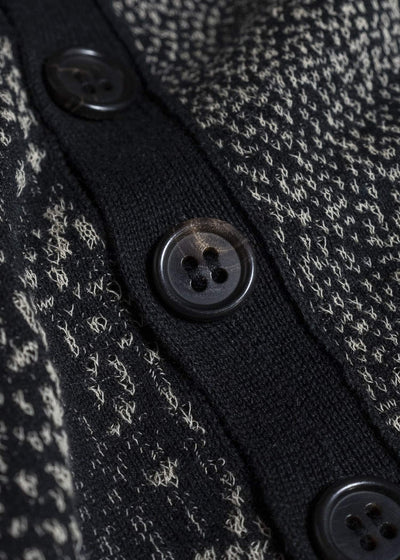 ANN DEMEULEMEESTER Jacquard Knit Cardigan