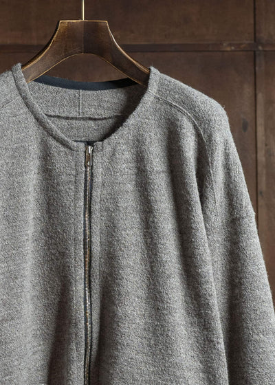 KLASICA 25F-ZCD-H44 DRIVE -sw Anatomical Cut Zip Cardigan Sand