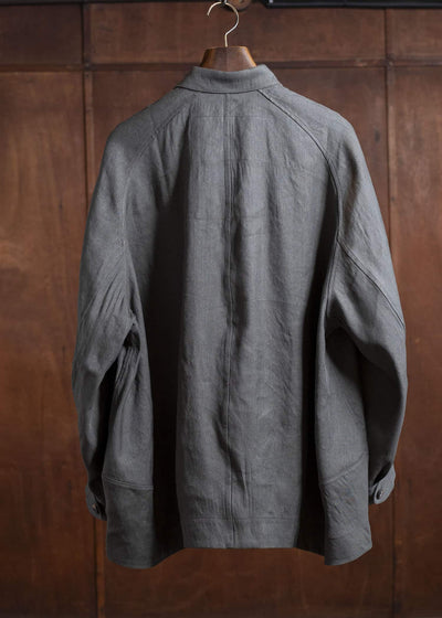 ZIGGY CHEN 0M2510729 Long Shirt Jacket SAGE GREEN