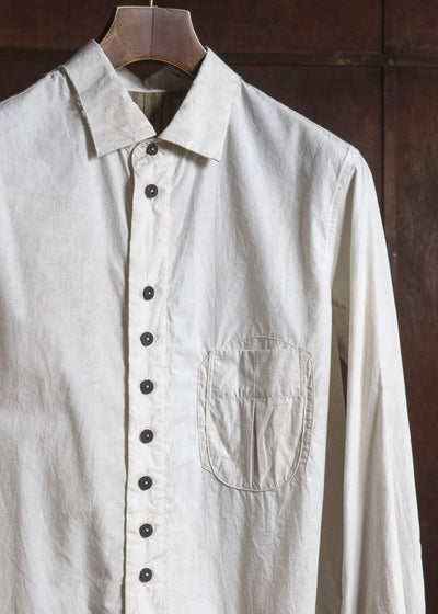 ZIGGY CHEN INTERLUDE 2-Button Raw-Edge Shirt