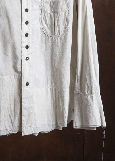 ZIGGY CHEN INTERLUDE 2-Button Raw-Edge Shirt