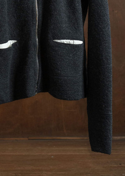 KLASICA 25F-ZCD-H44 DRIVE -sw Anatomical Cut Zip Cardigan Carbon