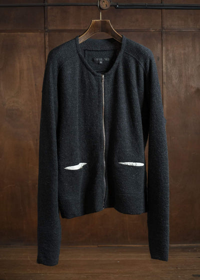 KLASICA 25F-ZCD-H44 DRIVE -sw Anatomical Cut Zip Cardigan Carbon