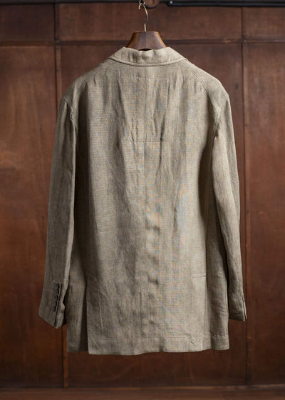 ZIGGY CHEN 0M2510920 1 Button Long Jacket FADED OLIVE