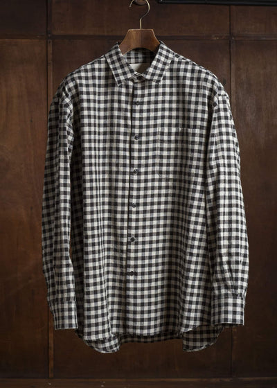 YOKO SAKAMOTO YS-26SS-55-GINGHAM Regular Collar Shirt GINGHAM