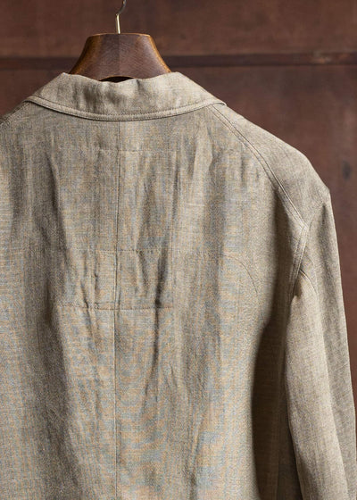 ZIGGY CHEN 0M2510920 1 Button Long Jacket FADED OLIVE
