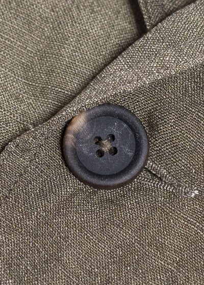 ZIGGY CHEN 0M2510920 1 Button Long Jacket FADED OLIVE