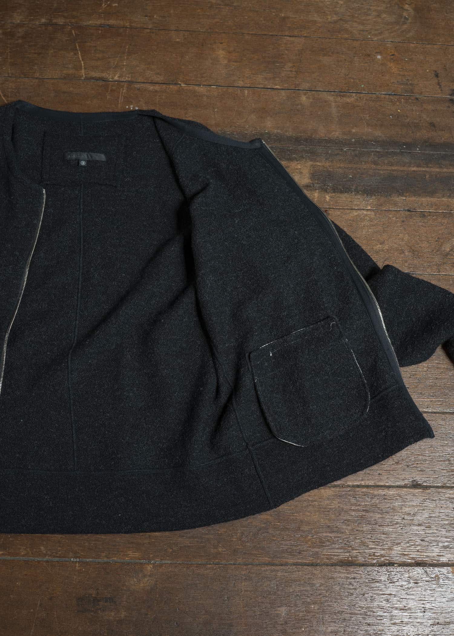 KLASICA 25F-ZCD-H44 DRIVE -sw Anatomical Cut Zip Cardigan Carbon