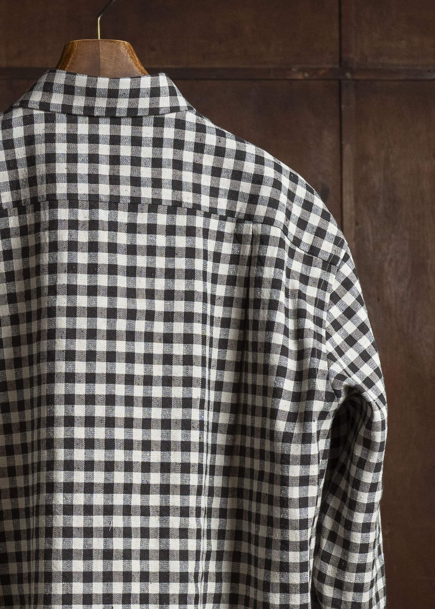 YOKO SAKAMOTO YS-26SS-55-GINGHAM Regular Collar Shirt GINGHAM