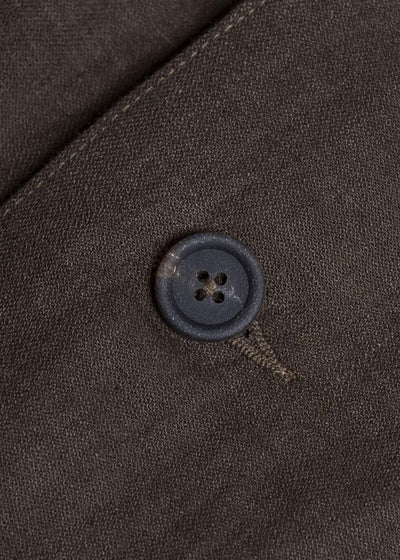 ZIGGY CHEN 0M2510929 Double Breasted Cropped Jacket DARK OLIVE