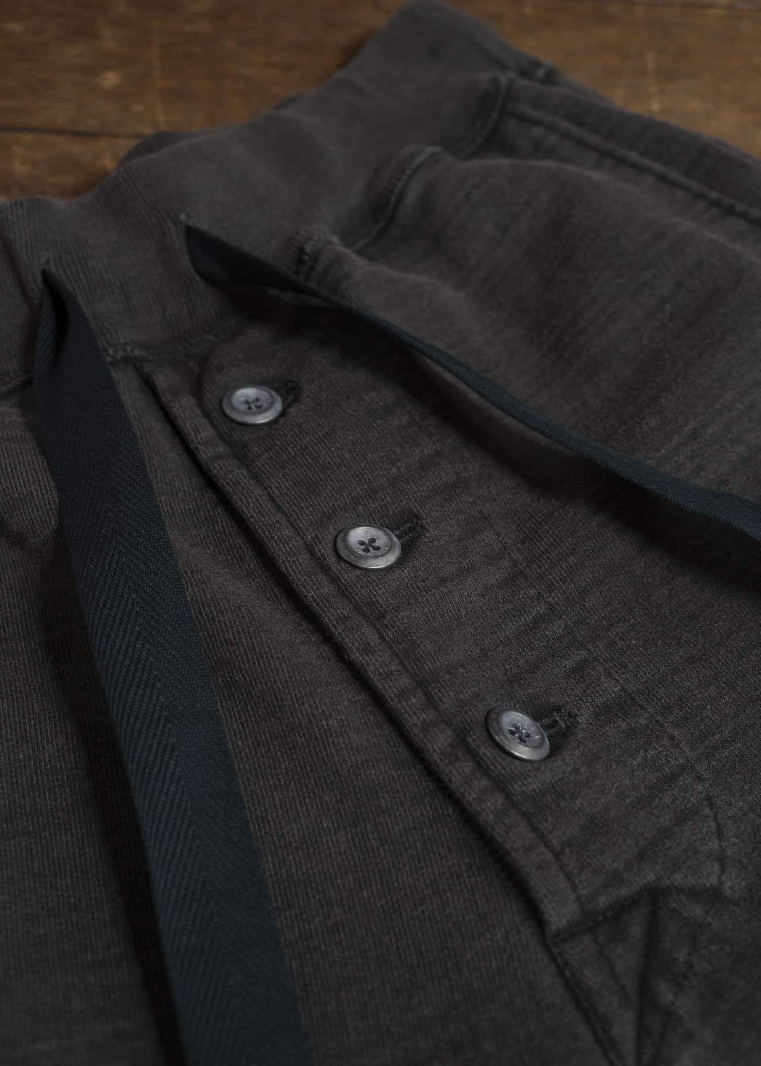 KLASICA 25F-TRS-I35 STAIR Fly Front Easy Sweat Pants DARK OLIVE