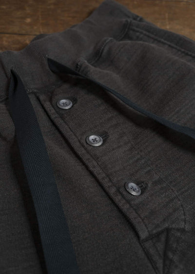 KLASICA 25F-TRS-I35 STAIR Fly Front Easy Sweat Pants DARK OLIVE