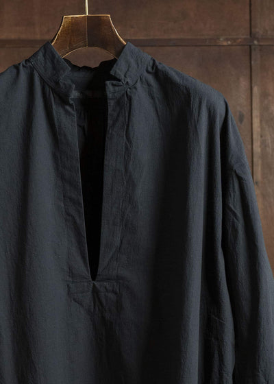 KLASICA SH-045 Neo stand collar pull over BLACK