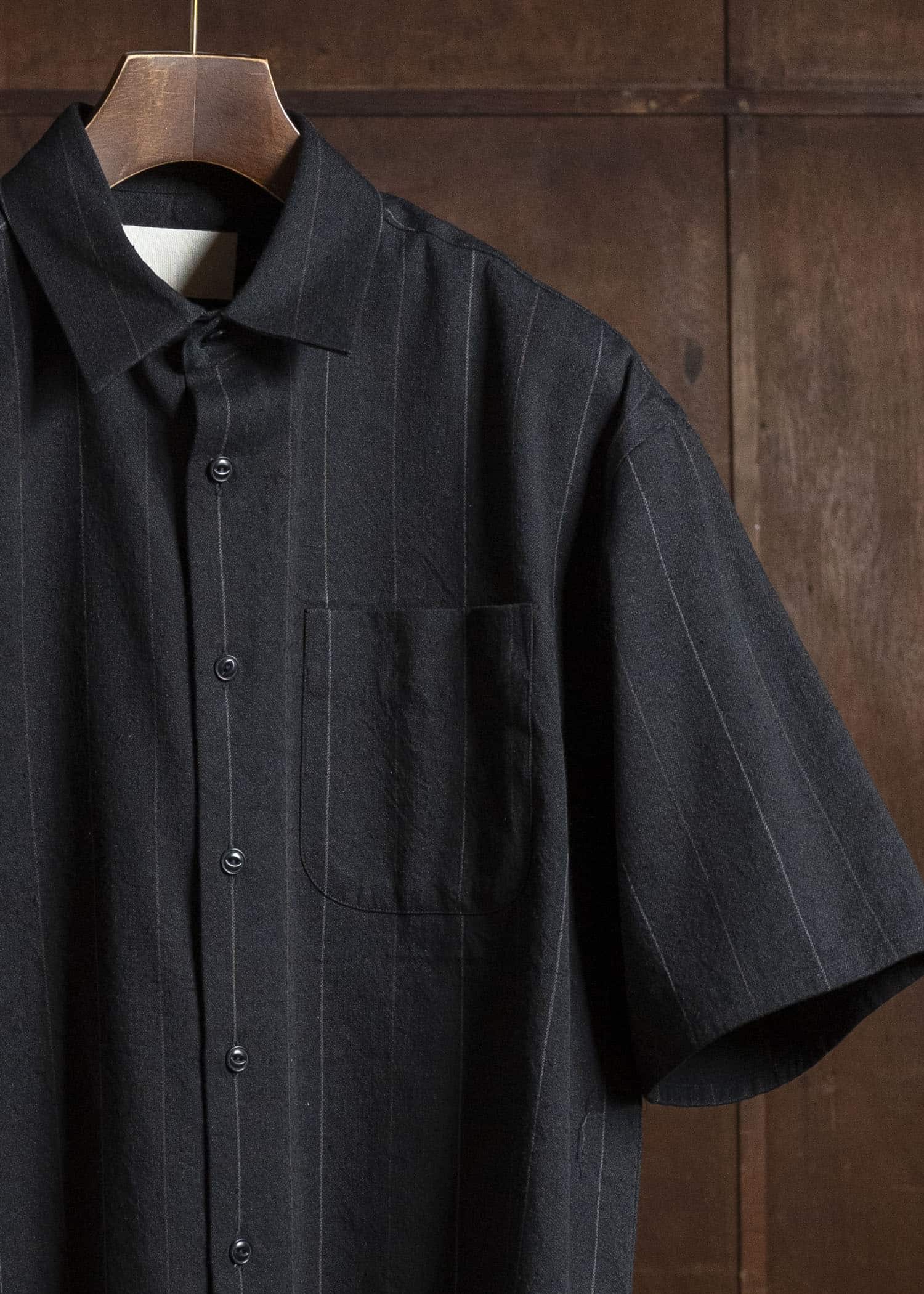 YOKO SAKAMOTO YS-26SS-56-STRIPE Regular Collar S/S Shirt STRIPE