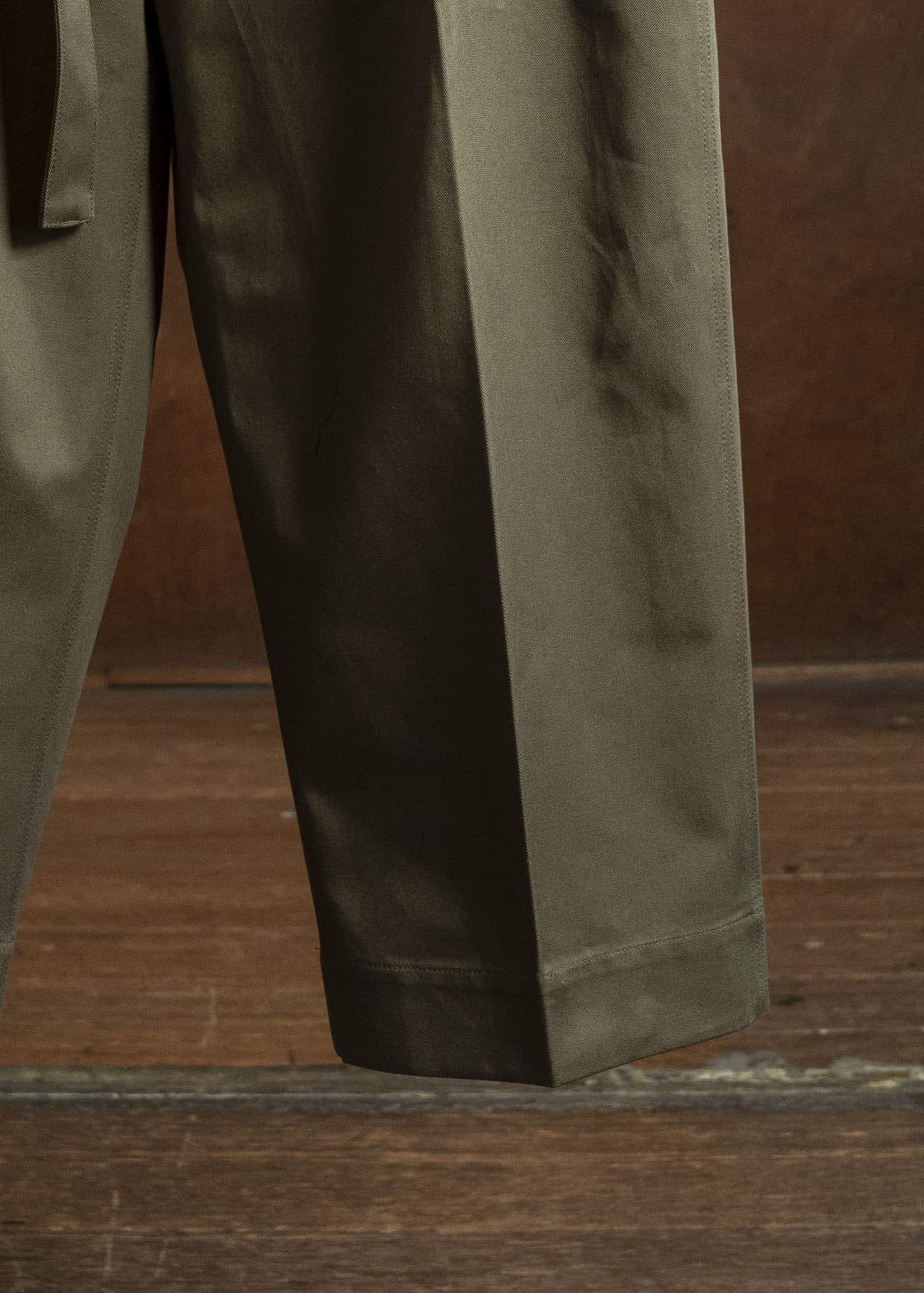 KLASICA 25F-CTR-F33 FIFTY-TWO Extra Wide Mil Chino Pants WALNUT