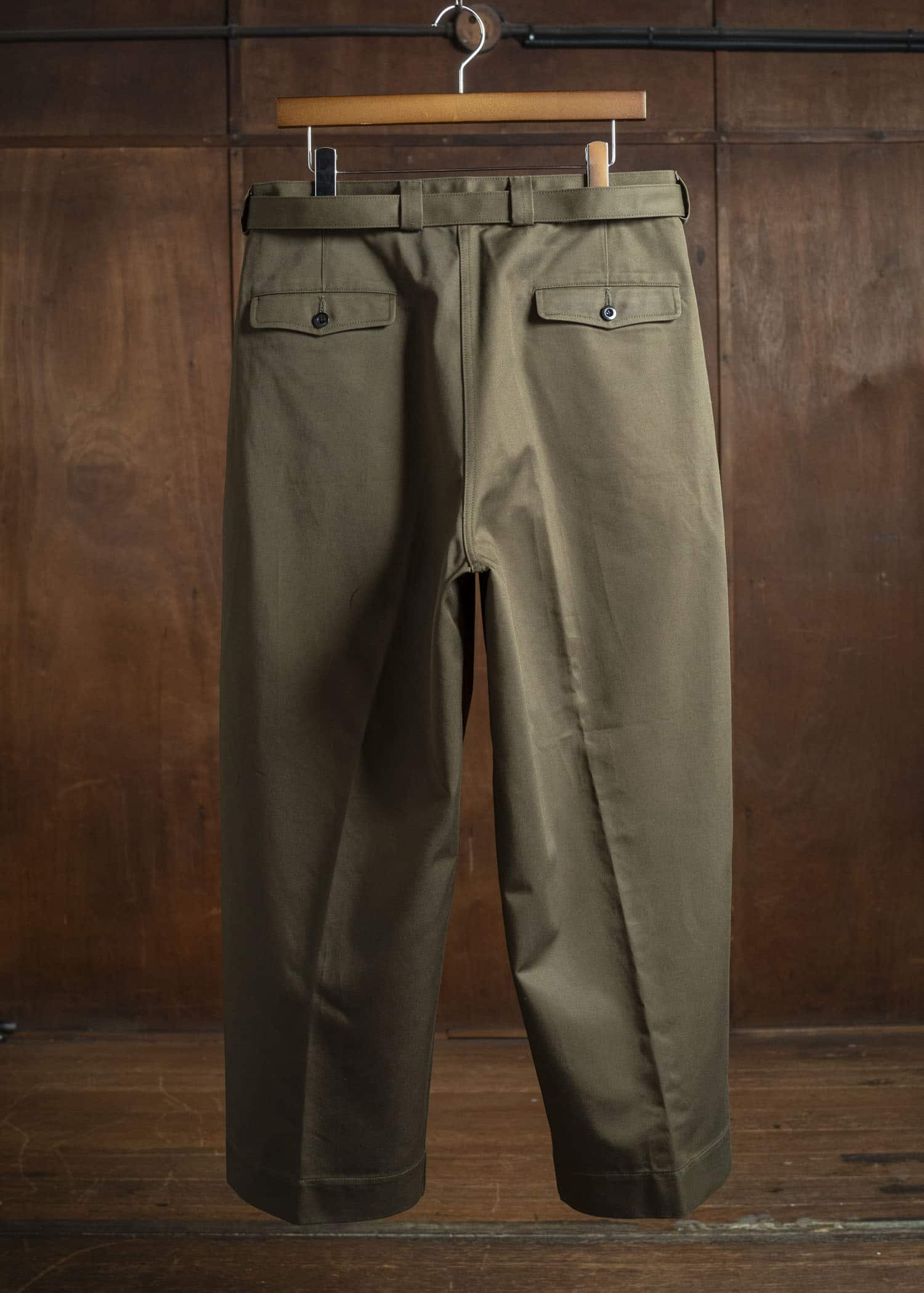 KLASICA 25F-CTR-F33 FIFTY-TWO Extra Wide Mil Chino Pants WALNUT