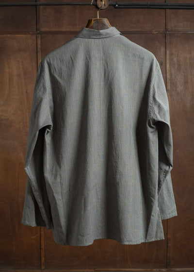 Jurgen Lehl Pakistani Cotton Shirt J0553FBM184 #18: Black Pinstripe